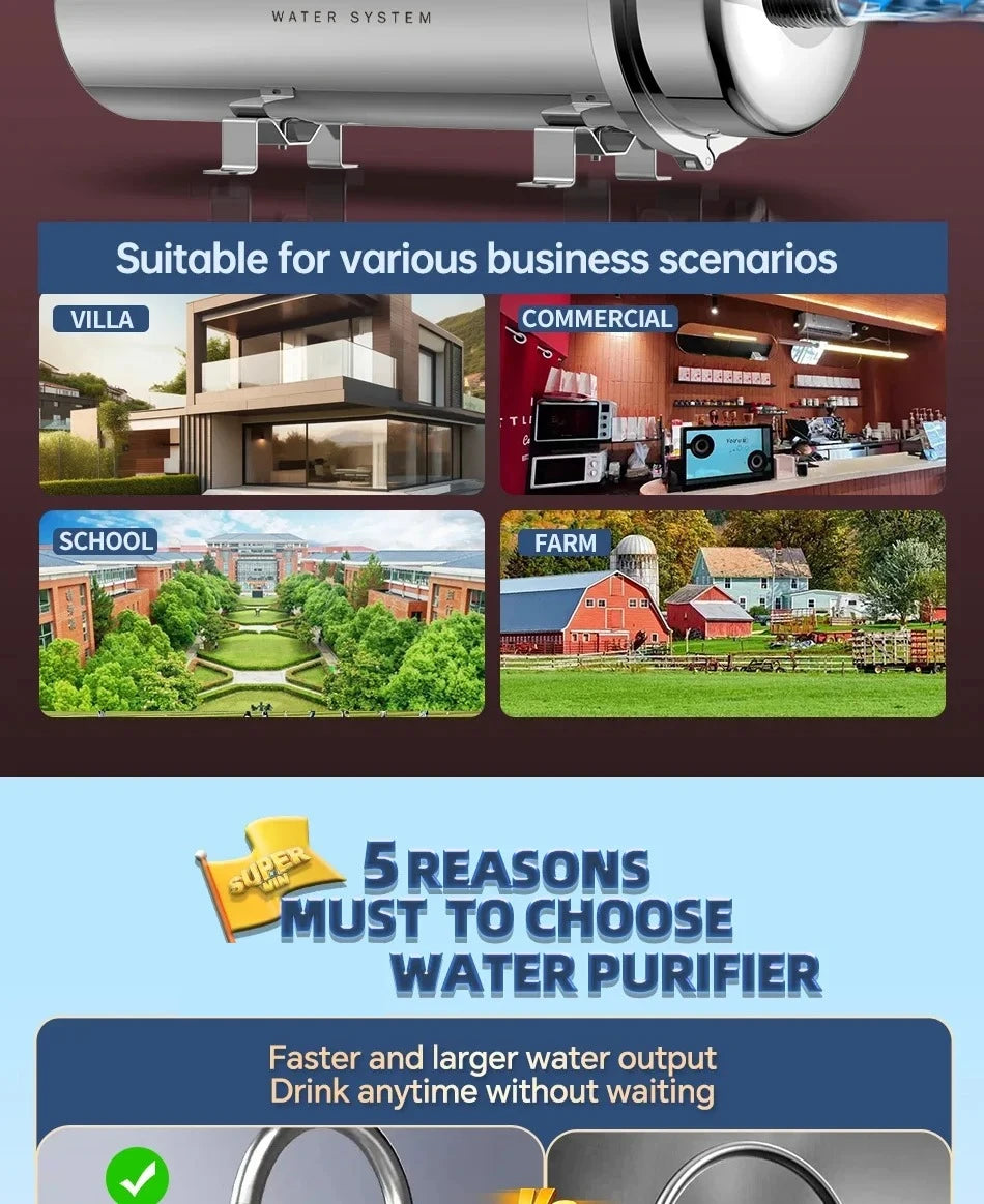 Professional Ultrafiltration Water Purifier