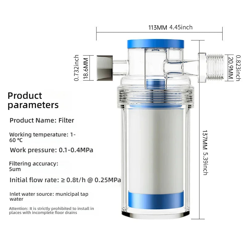 Universal Household Water Filter