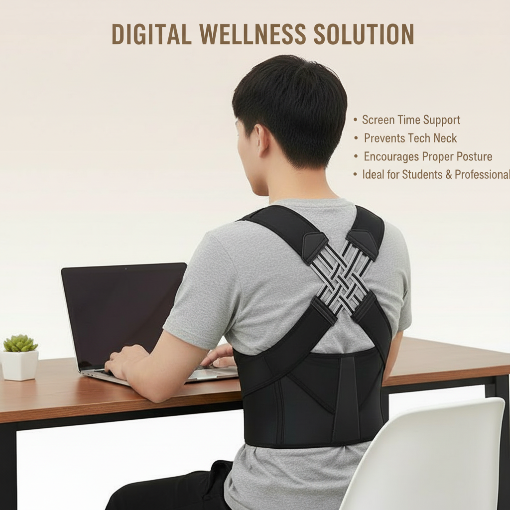 Digital Wellness Solution - desk with laptop