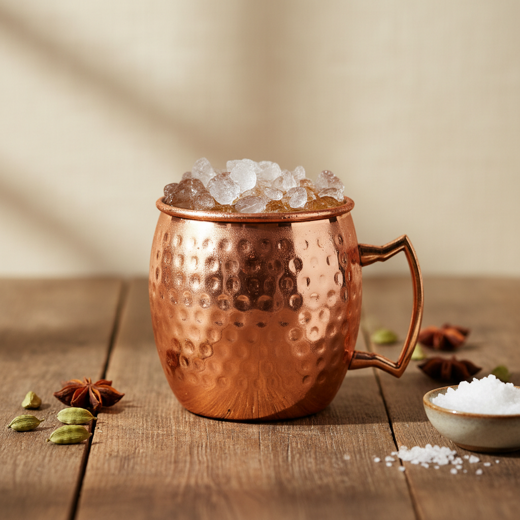 Mug with iced drink - no citrus