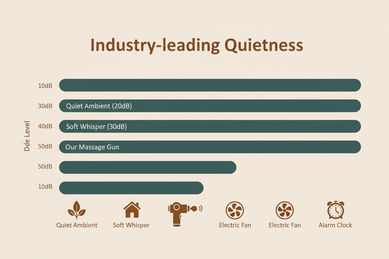 Quietness chart - beige background